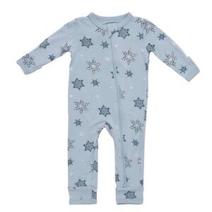 Kyte Baby Snowflake Zip Romper 12-18